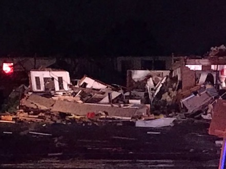 PHOTO Jaw Dropping Long Distance Shot Of American Budget Value Inn In El Reno Is Just Endless Rubble