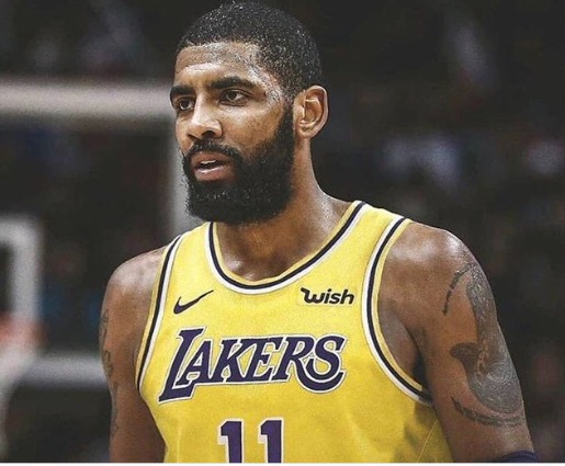 PHOTO Kyrie Irving In A Lakers Jersey