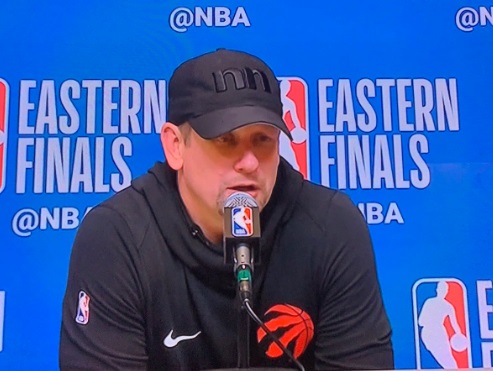 PHOTO Nick Nurse Has His Own Branded Hats