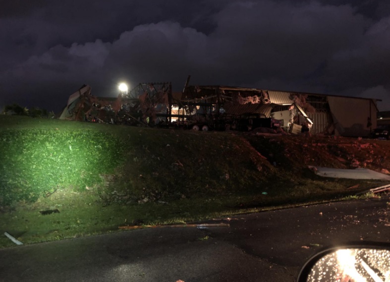 PHOTO Roof Ripped Off Factory Building Entirely In Jefferson City