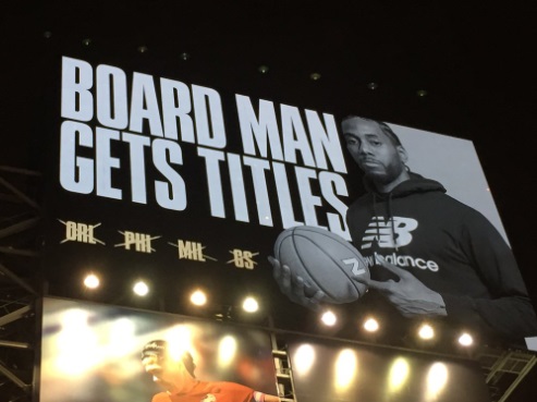 PHOTO Board Man Gets Titles Billboard In Toronto Tonight