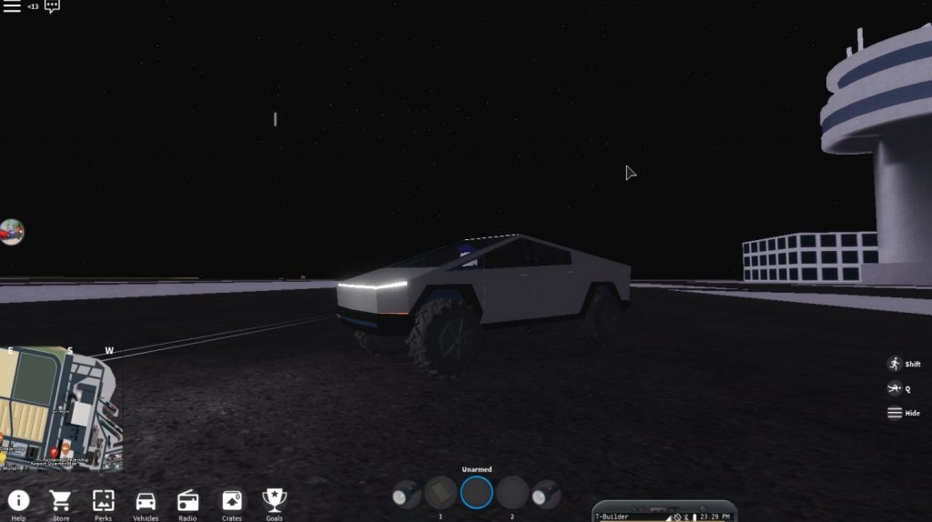 Photo Tesla Cybertruck In Roblox