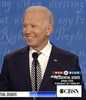 PHOTO Joe Biden Smirk Mocking Donald Trump Over His Tax Returns