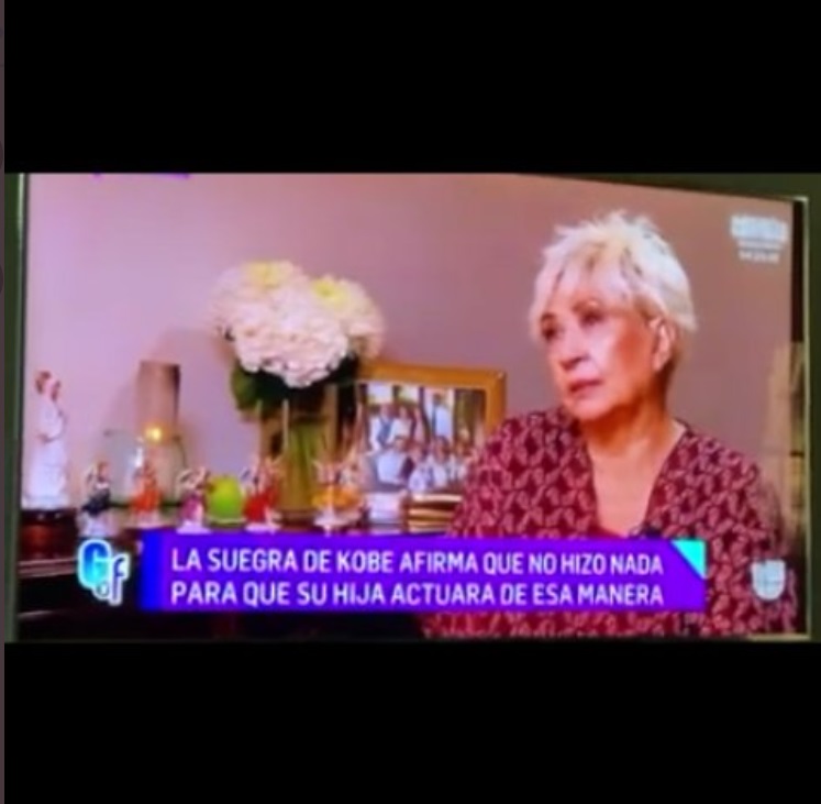 PHOTO Vanessa Bryant's Mom Looks Crazy On Univision