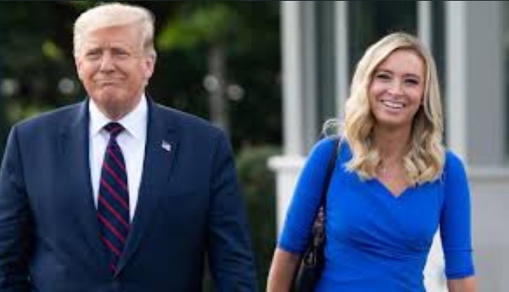 PHOTO Donald Trump Holding Hands With Kayleigh McEnany