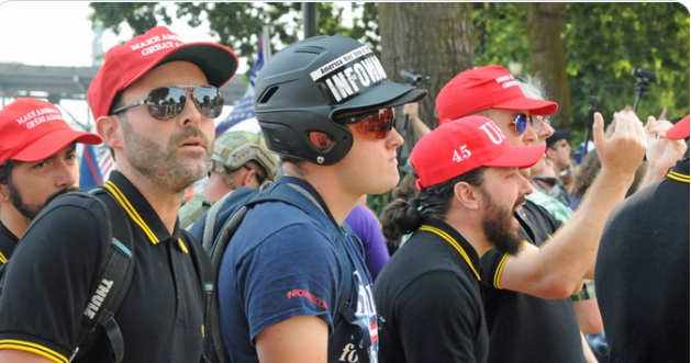 PHOTO Donald Trump Jr In Crowd With Proud Boys