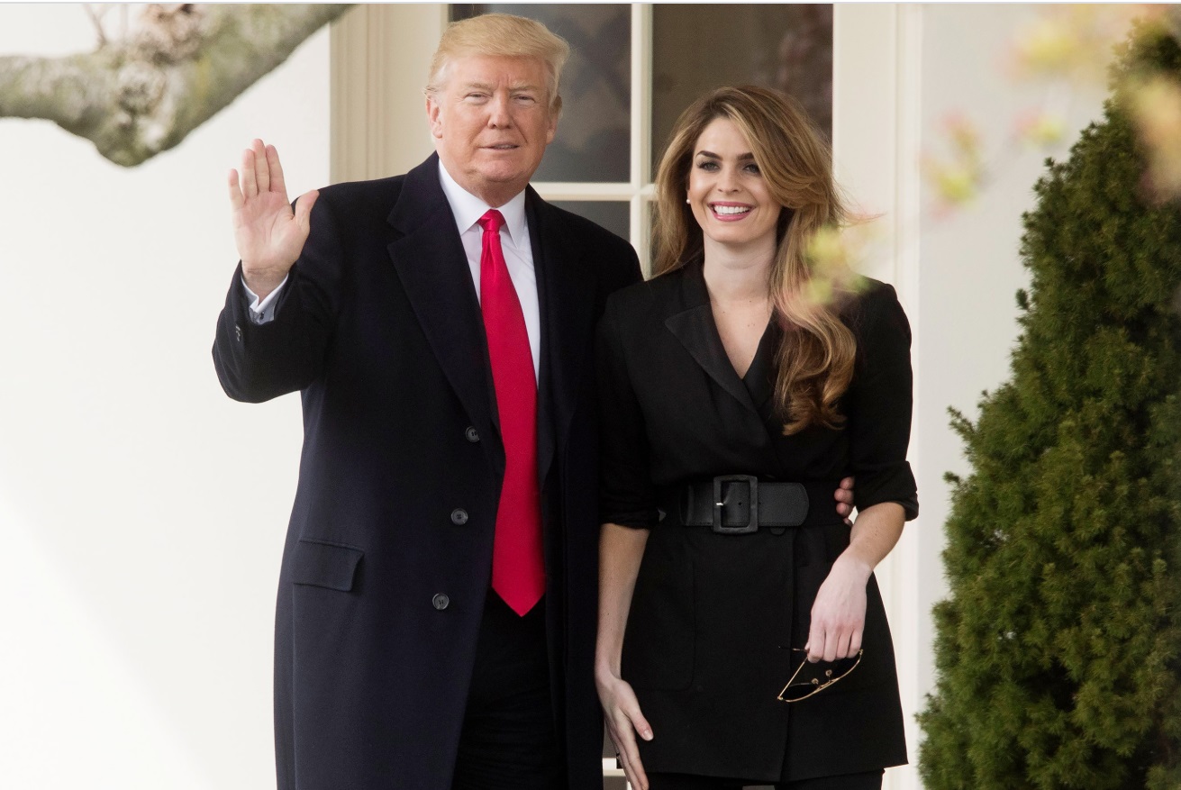 PHOTO Donald Trump With His Arm Around Hope Hicks