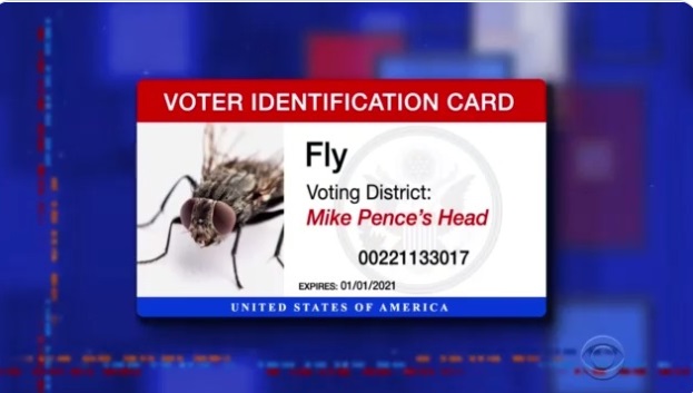 PHOTO Fly Changed It's Voters Registration To Mike Pence's Head