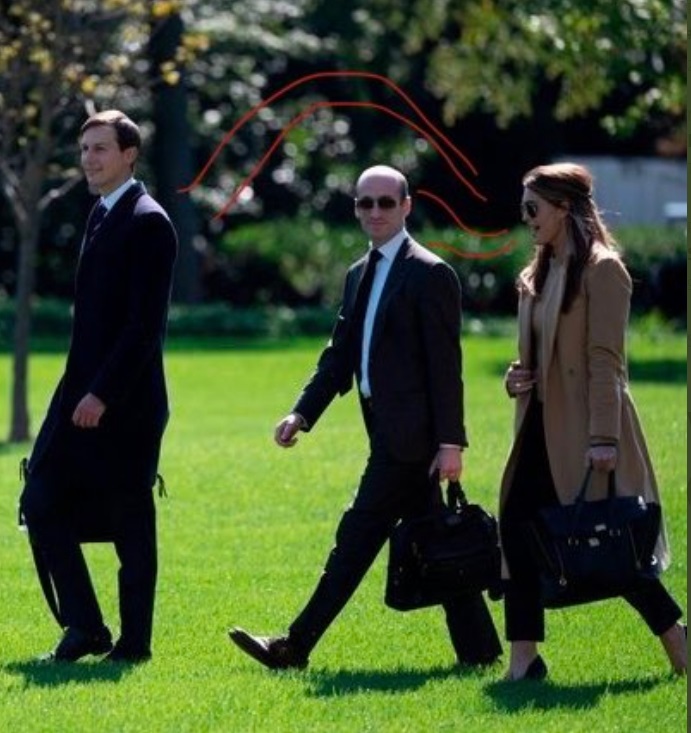 PHOTO Hope Hicks Actively Shedding Virus To Stephen Miller