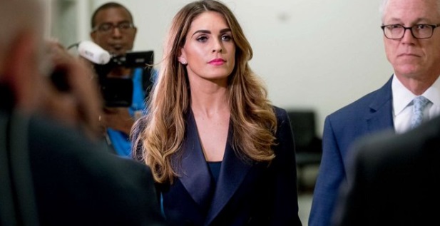 PHOTO Hope Hicks Walking Around White House Wednesday With COVID