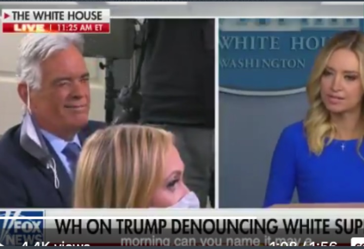 PHOTO John Roberts Makes Hilarious Face When Kayleigh McEnany Says She's Already Denounced White Supremacy