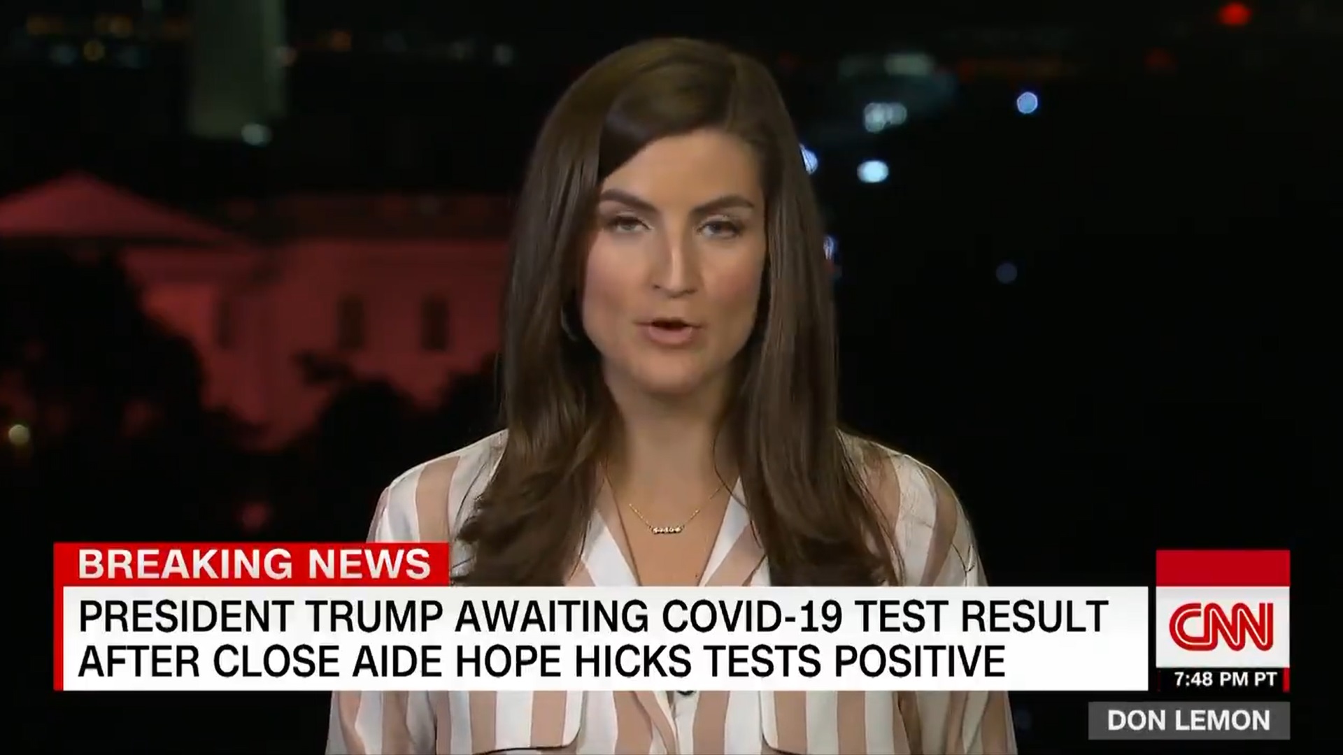 PHOTO Kaitlyn Collins Looking Like Bae Reporting On CNN