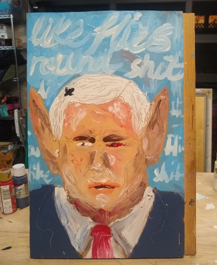 PHOTO Mike Pence Devil Ears