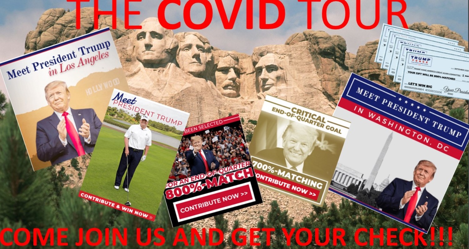 PHOTO The COVID Tour Donald Trump Meme