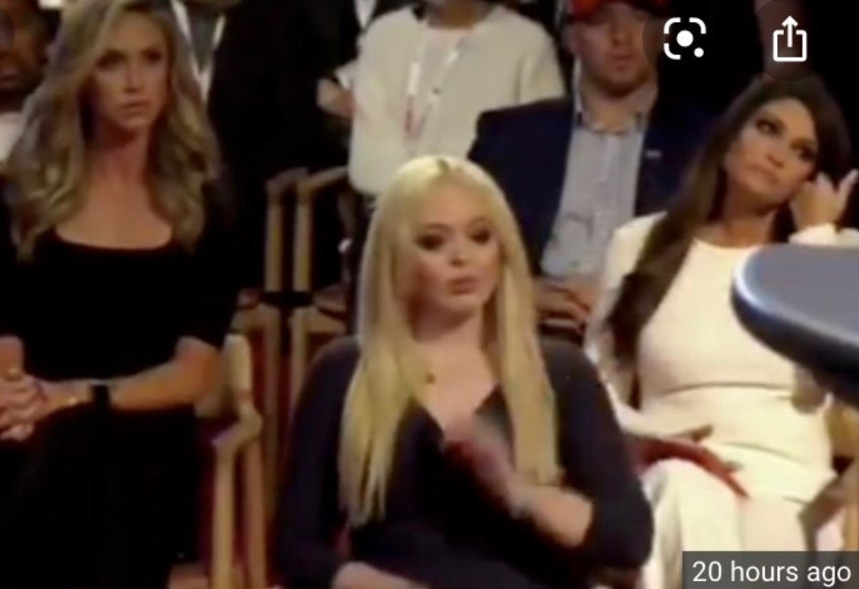 PHOTO Tiffany Trump Refused To Wear A Mask During Last Nights Debate