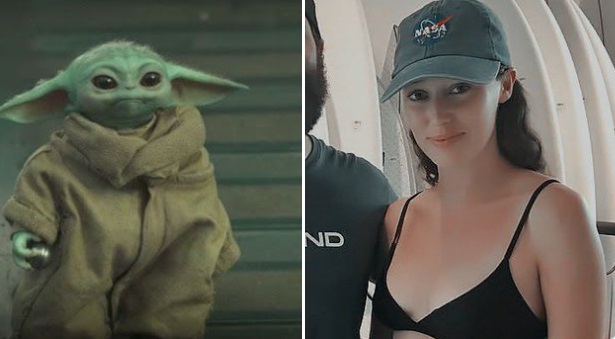 PHOTO Alycia Debnam-Carey As Baby Yoda