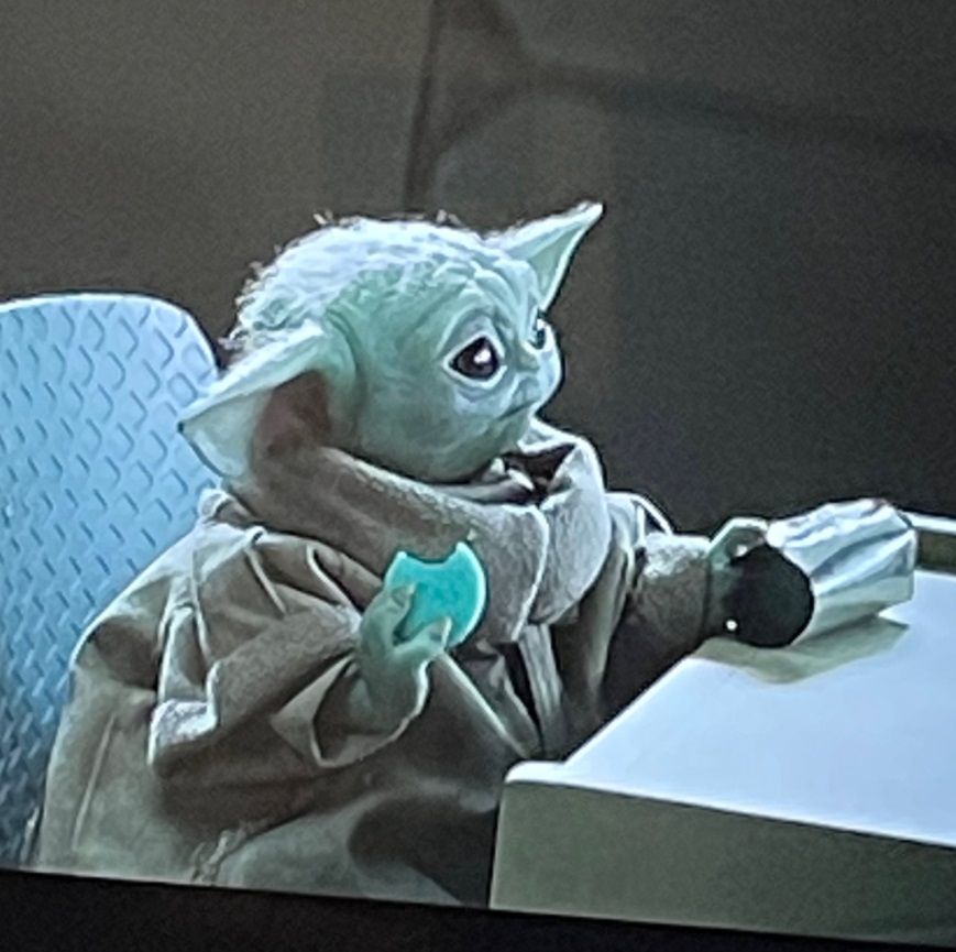 PHOTO Baby Yoda Got A Macron