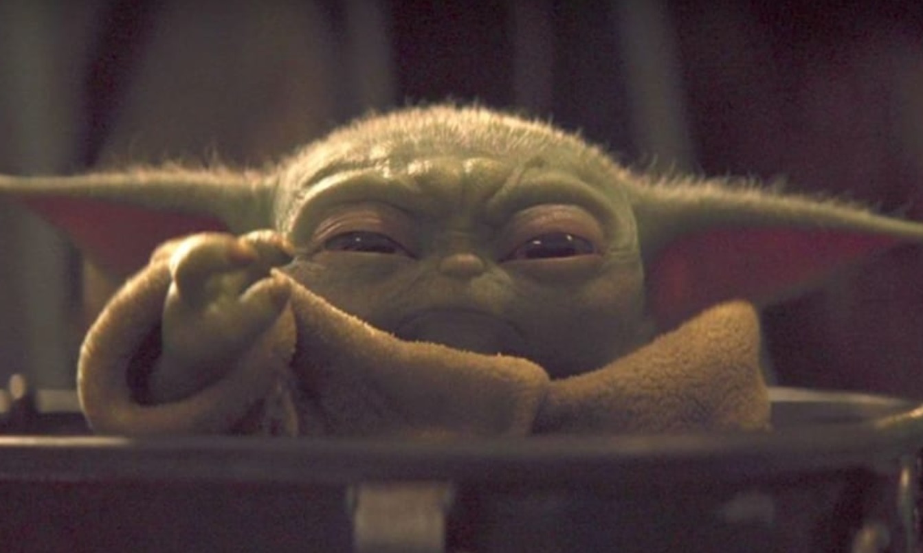 PHOTO Baby Yoda In A Grumpy Mood