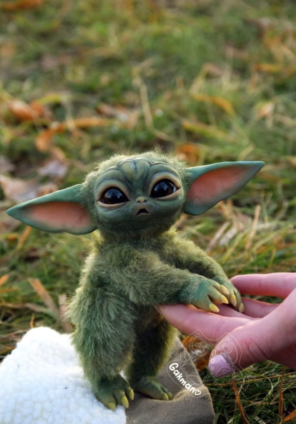 PHOTO Baby Yoda Turned Into A Monkey