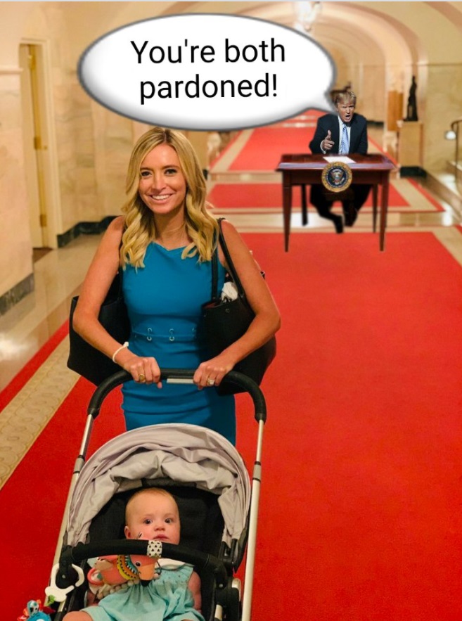 PHOTO Donald Trump Pardoned Kayleigh McEnany And Her Baby