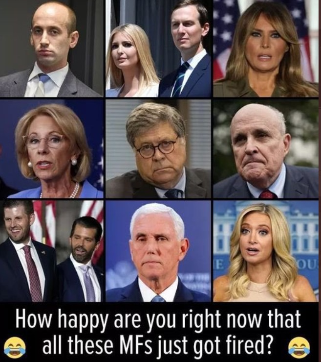 PHOTO How Happy Are You Right Now That All These MFs Just Got Fire Kayleigh McEnany Meme