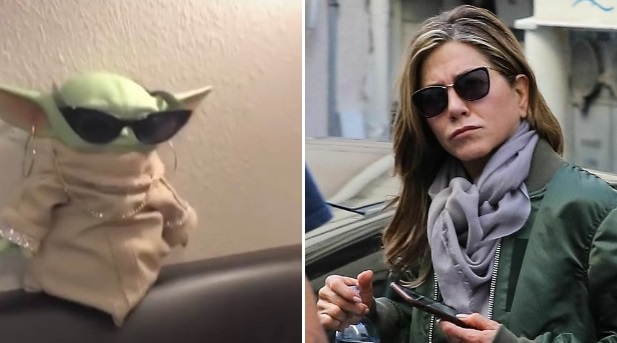 PHOTO Jennifer Aniston As Baby Yoda