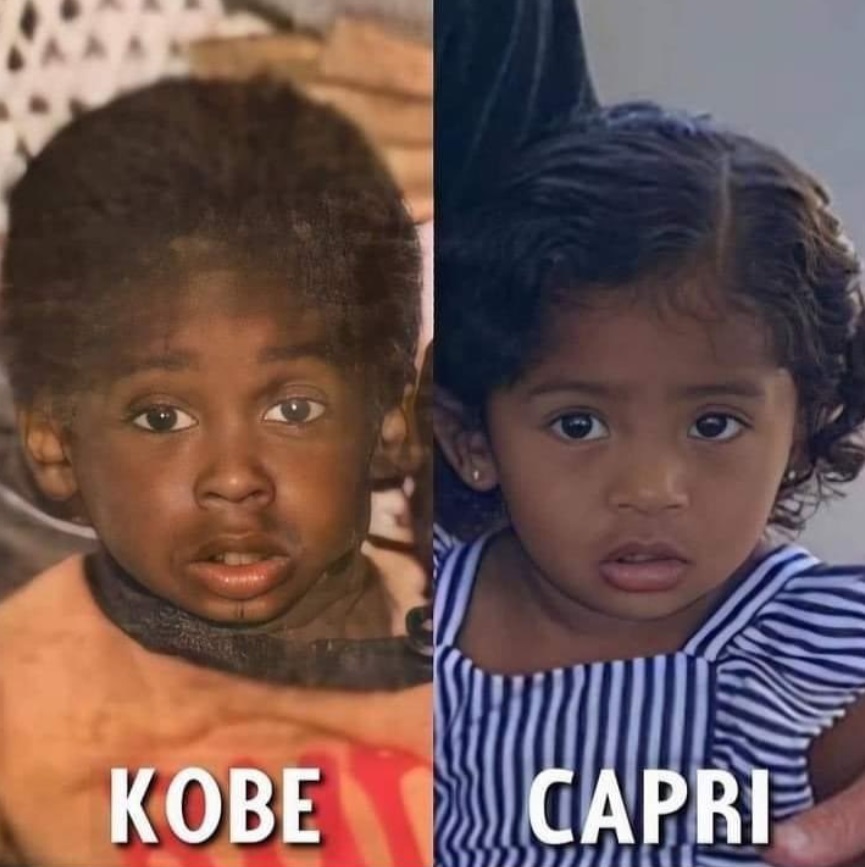 PHOTO Kobe Looks Exactly Like Capri When He Was Young