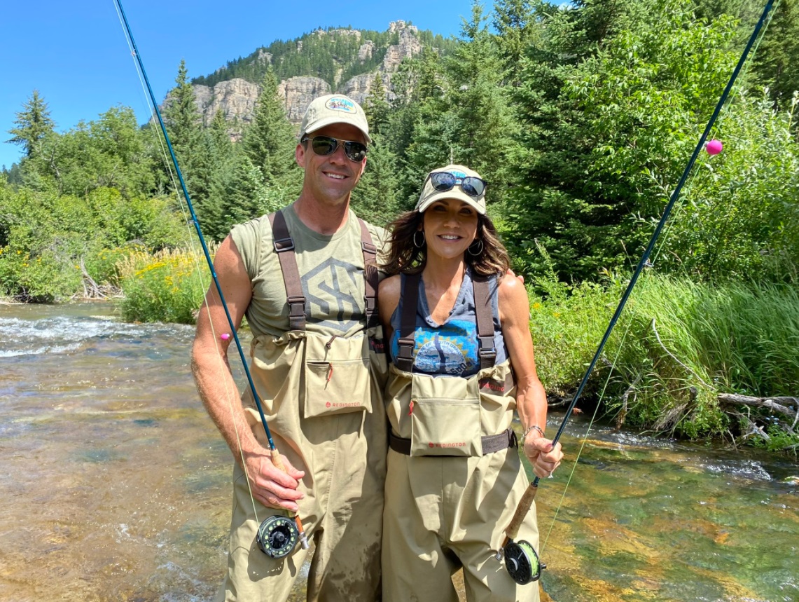 PHOTO Kristi Noem Fishing In North Dakota