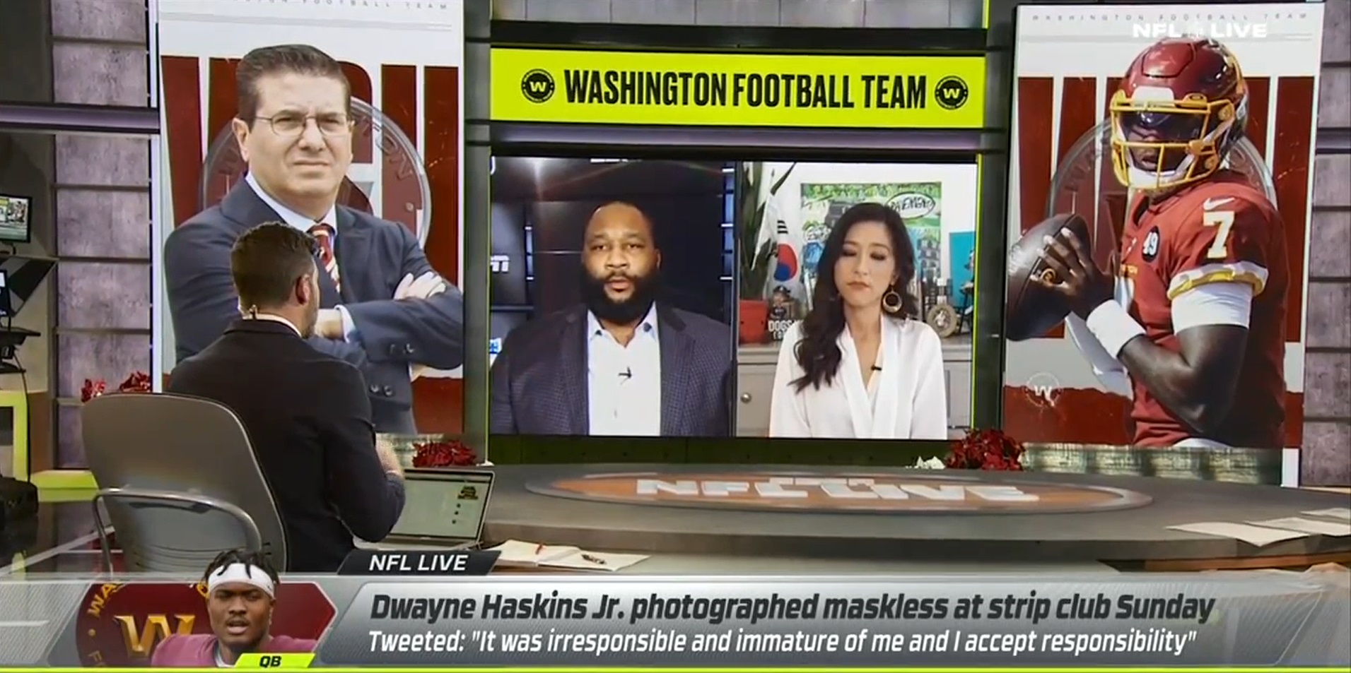 PHOTO Mina Kimes Looking Hot On NFL Live Today Wearing Huge Hoop Earrings