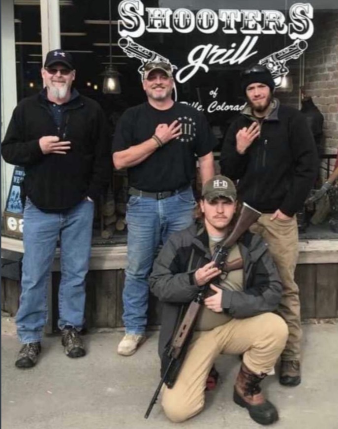 PHOTO Robert Gieswein Outside Of Rep. Lauren Boebert's Bar