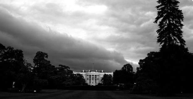 PHOTO Storms A Brewin' Over White House After Trump Supporters Rush Capitol