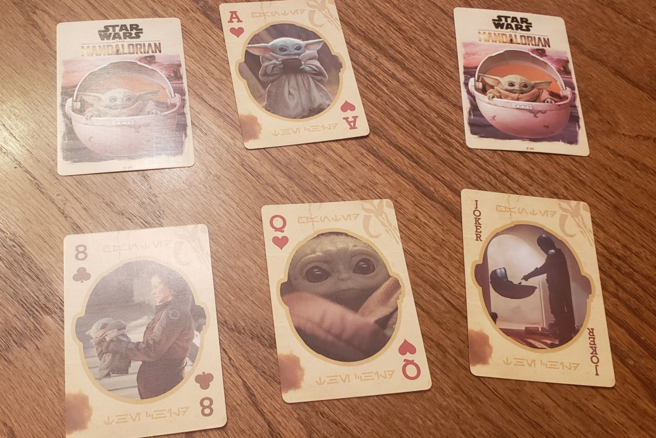 PHOTO Baby Yoda Themed Deck Of Playing Cards