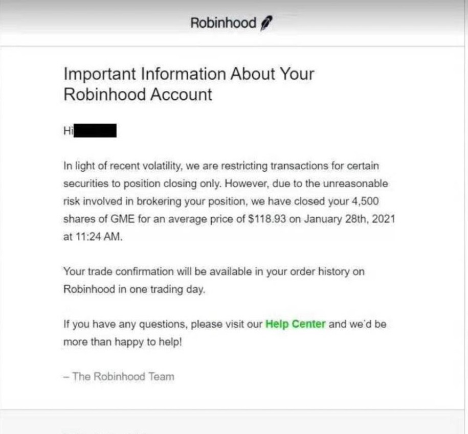 PHOTO Robinhood Sold People's Shares Without Their Permission And Vlad Tenev Thinks They'll Come Back From This