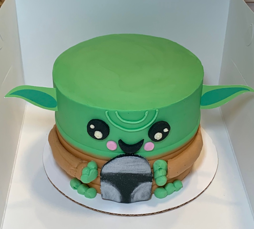 PHOTO The Most Perfect Baby Yoda Sheet Cake You Will Ever See