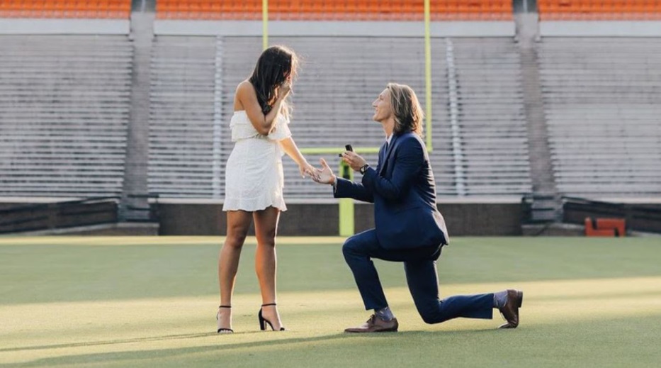 PHOTO How Trevor Lawrence Proposed To His Girlfriend