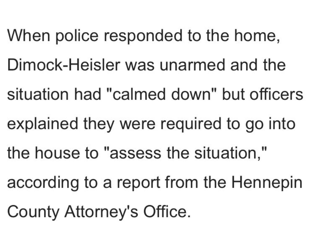 PHOTO Kimberly Potter Worked With Cops In 2019 To Antagonize A 21 Year Non-White Autistic Person So They Could Execute Him