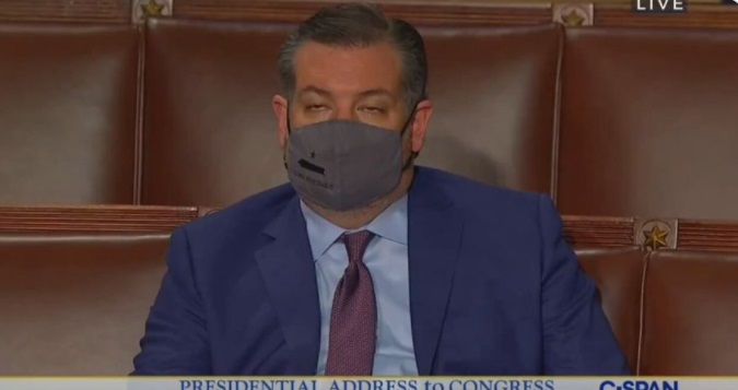 PHOTO Ted Cruz's Eyes Rolling Into The Back Of His Head