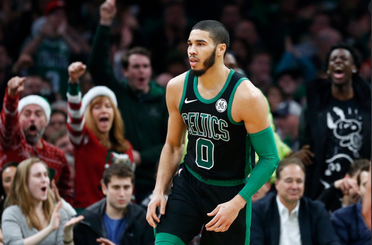 PHOTO Terrence Clarke Celebrating In Crowd At TD Garden During Celtics Game