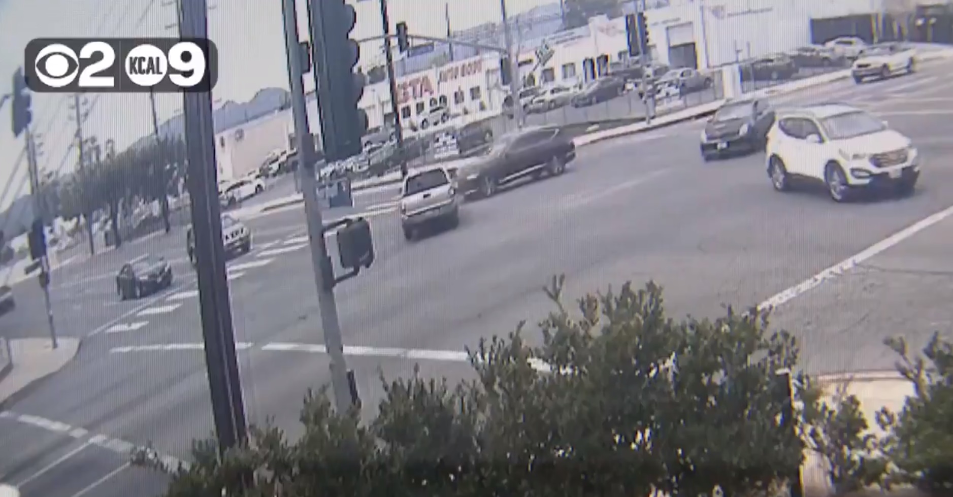 PHOTO Terrence Clarke Hits Truck Doing Unprotected Turn In Middle Of Intersection In Los Angeles