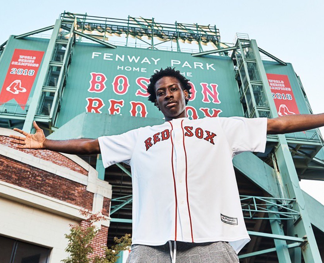 PHOTO Terrence Clarke Outside Fenway Park