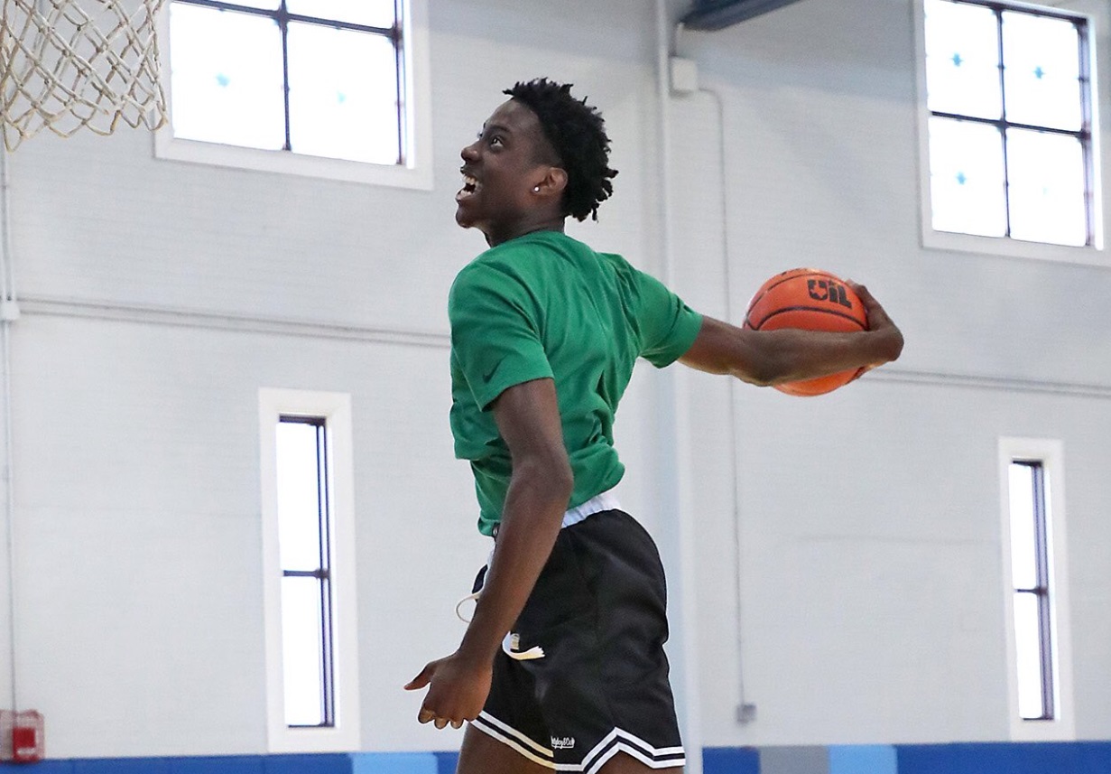 PHOTO Terrence Clarke Windmill Dunking In A Boston Celtics Shirt