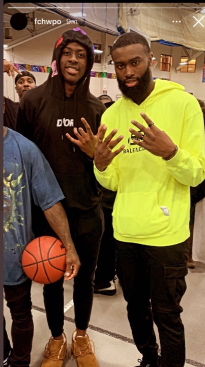 PHOTO Terrence Clarke With Jaylen Brown