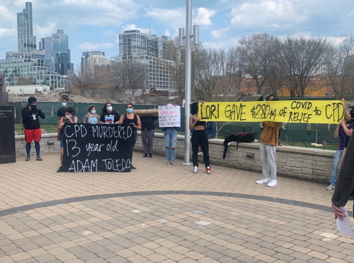 PHOTO These Protesters Forced Mayor Lightfoot News Conference To Move From Chinatown