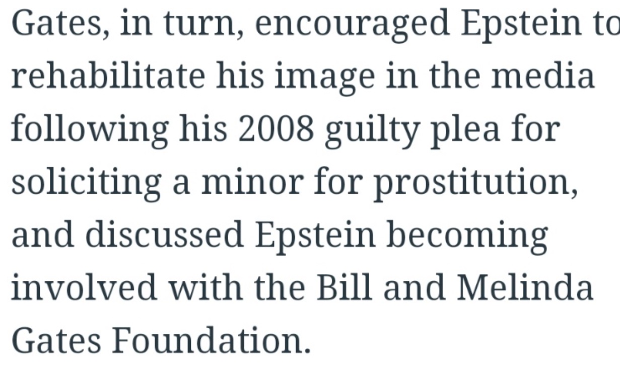 PHOTO Bill Gates Knew Jeffrey Epstein Was A Pedo And Helped Him Clean Up His Image