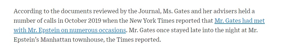PHOTO Bill Gates Staying Late Into The Night At Jeffrey Epstein's Manhattan Mansion Is One Reason Melina Is Divorcing Him