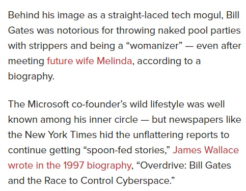 PHOTO Bill Gates Would Throw Naked Pool Parties Back In The Day