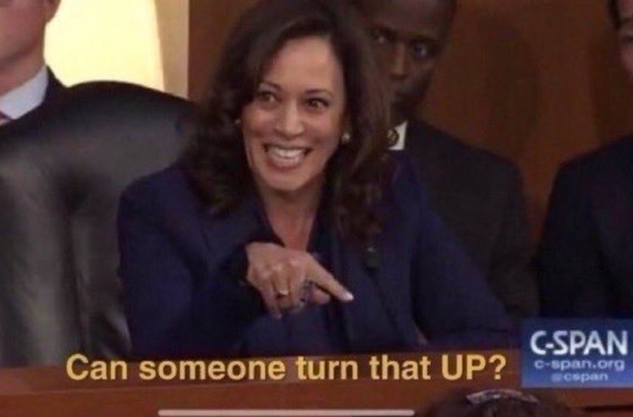 PHOTO Can Someone Turn That Up Kamala Harris Meme