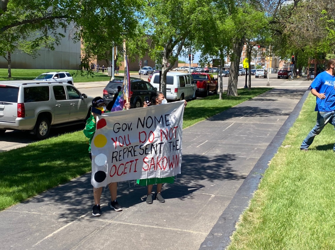 PHOTO Indigenous Activists In South Dakota Hate Krisi Noem