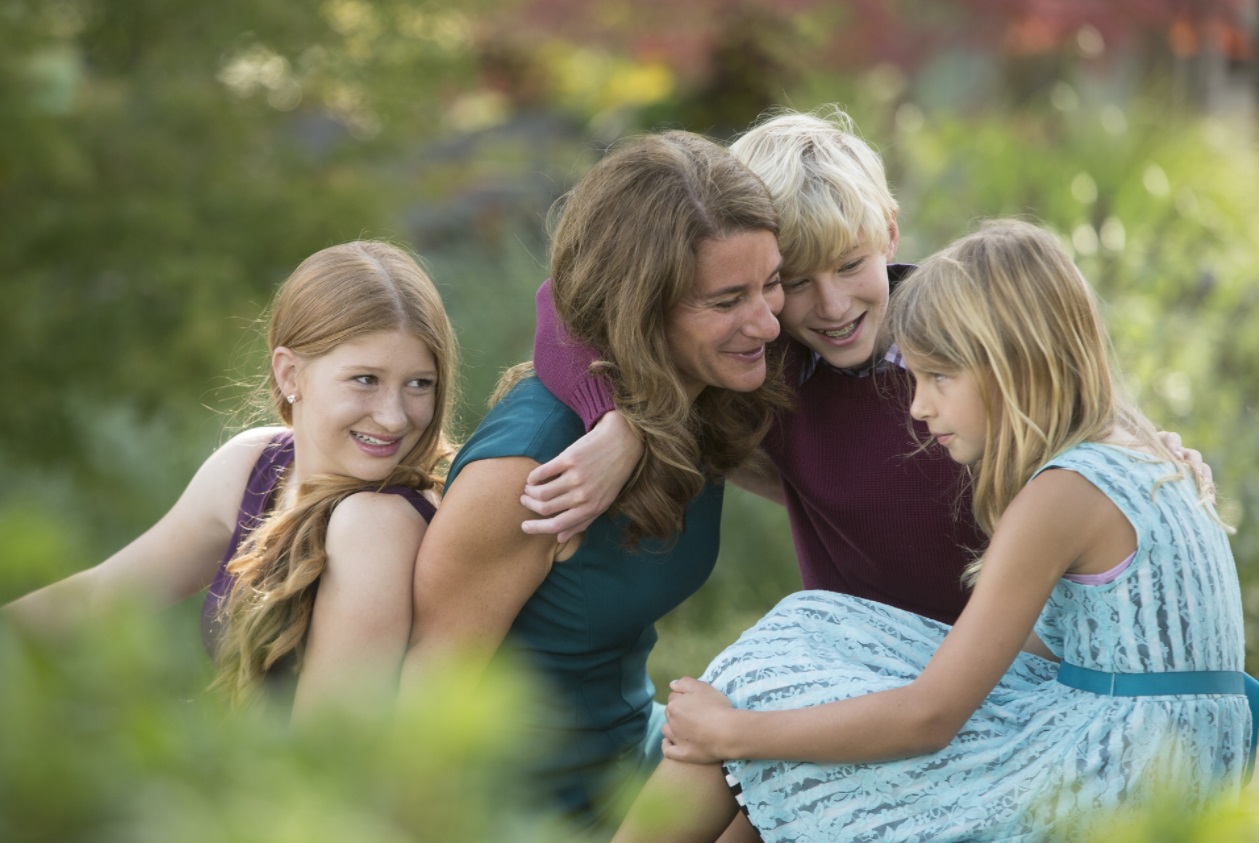 PHOTO Melinda Gates Celebrated Mother's Day Without Bill And Just Her 3 Kids