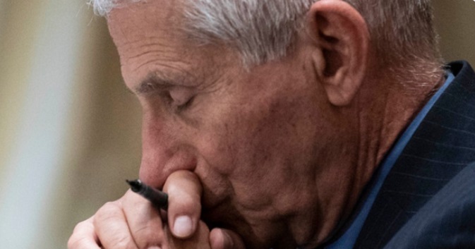 PHOTO Anthony Fauci Praying That He Doesn't Get Fired